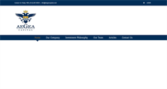 Desktop Screenshot of aegeacapital.com